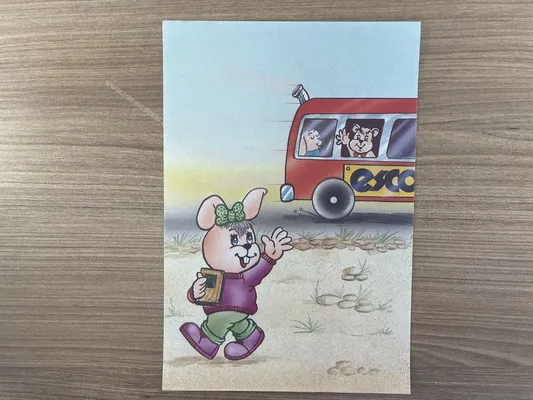Papel de carta antigo - Bichinhos - 2919