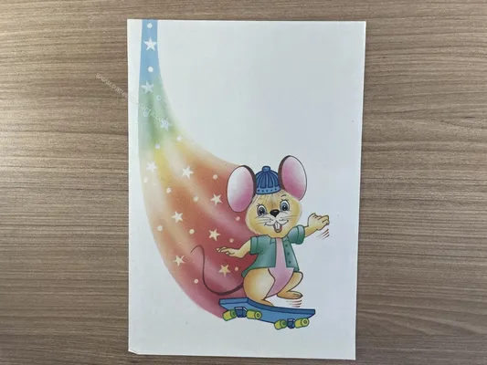 Papel de carta antigo - Bichinhos - 2920