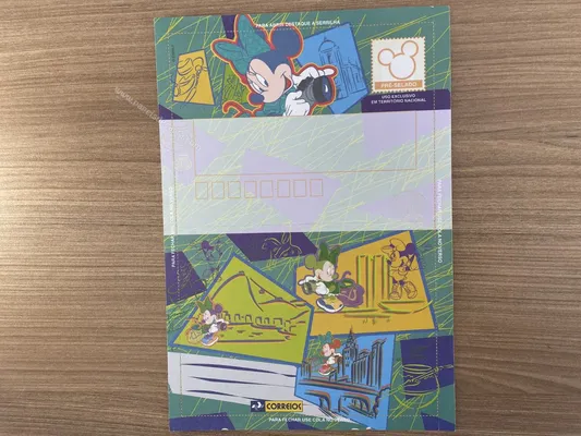 Papel de carta antigo - Coleção Disney - 121