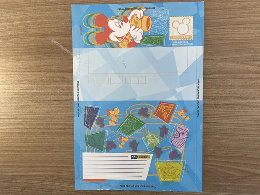 Papel de carta antigo - Coleção Disney - 122