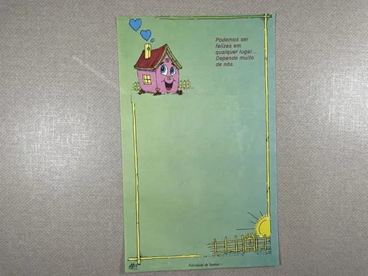 Papel de carta antigo - Coleção Ji Cart - 0