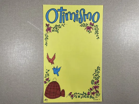 Papel de carta antigo - Coleção Ji Cart - F
