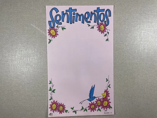 Papel de carta antigo - Coleção Ji Cart - H