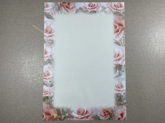 Papel de carta antigo - Coleção Ji Cart - PCD 25