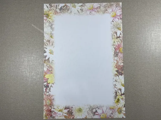 Papel de carta antigo - Coleção Ji Cart - PCD 26