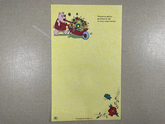 Papel de carta antigo - Coleção Ji Gart - G