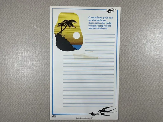 Papel de carta antigo - Coleção Ji Hart - H