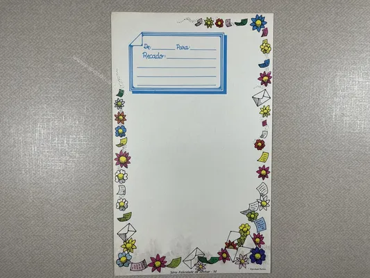 Papel de carta antigo - Coleção Ji Mart - M
