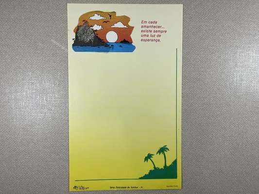 Papel de carta antigo - Coleção Ji Nart - N