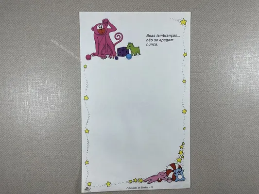 Papel de carta antigo - Coleção Ji Oart - O
