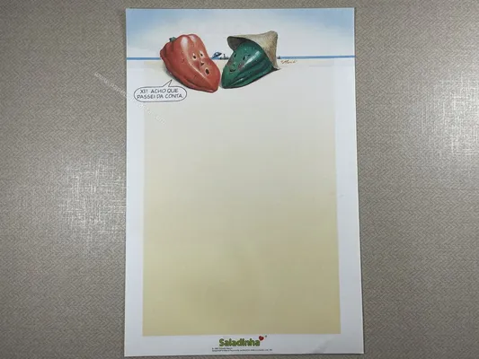 Papel de carta antigo - Coleção Saladinha