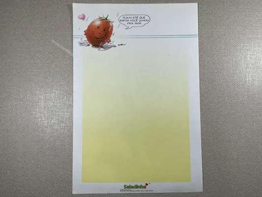 Papel de carta antigo - Coleção Saladinha