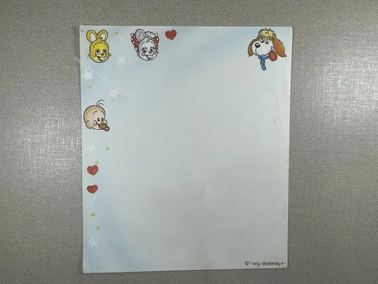 Papel de carta antigo - Ly barbosa - 24