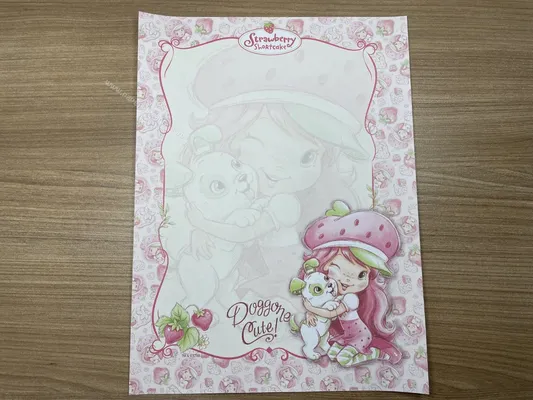 Papel de carta da Moranguinho 117