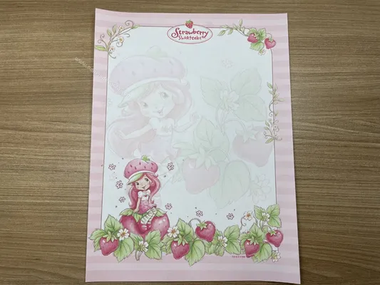 Papel de carta da Moranguinho 119