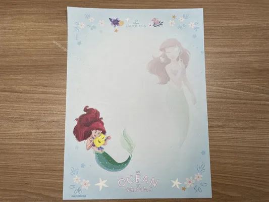 Papel de carta Disney Princess - 35