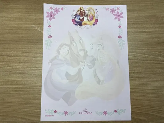 Papel de carta Disney Princess - 39