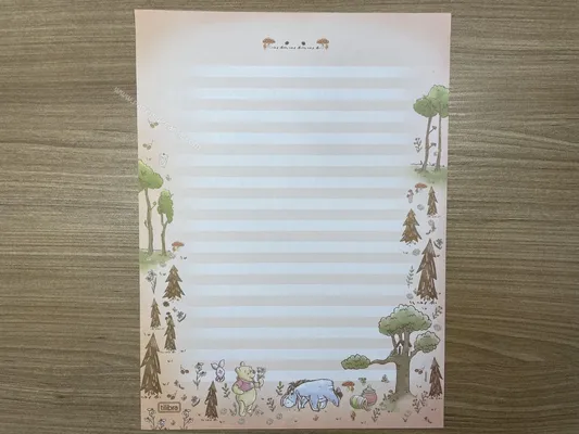 Papel de carta do Pooh 146