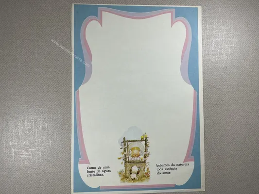 Papel de carta Menininhas - 1842