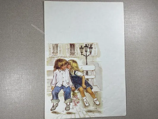 Papel de carta Menininhas - 1846