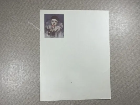 Papel de carta Menininhas - 1849