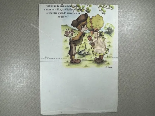 Papel de carta Menininhas - 1878