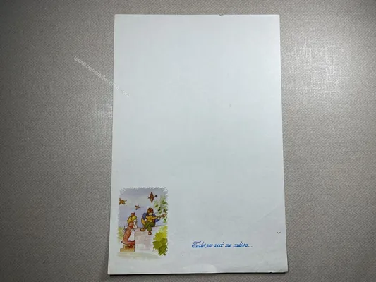 Papel de carta Menininhas - 1896