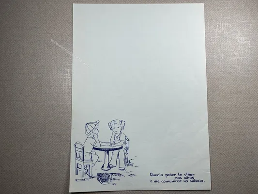 Papel de carta Menininhas - 1916