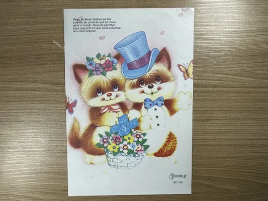 Papel de carta médio Sorria - BC-164