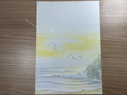 Papel de carta Paisagens - 218