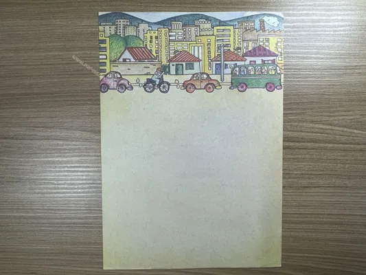 Papel de carta Paisagens - 235