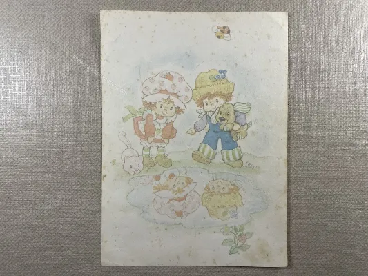 Papel de carta pequeno da Moranguinho 128