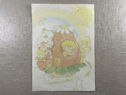 Papel de carta pequeno da Moranguinho 129