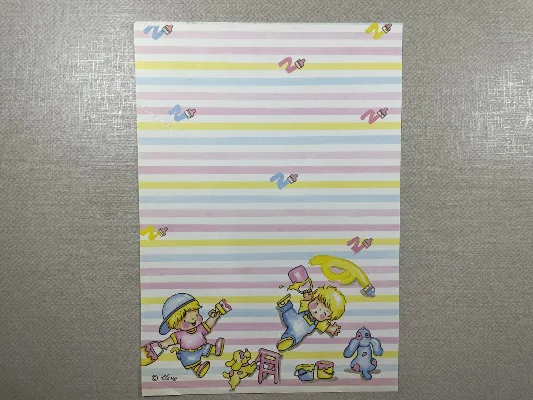 Papel de carta antigo - Coleção Cleny - 25