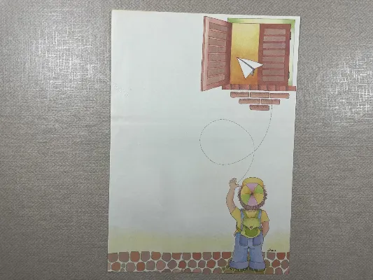 Papel de carta antigo - Coleção Eliana - 92