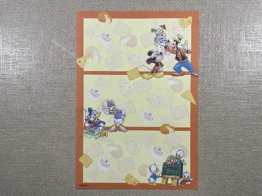 Papel de carta pequeno Disney  - 03