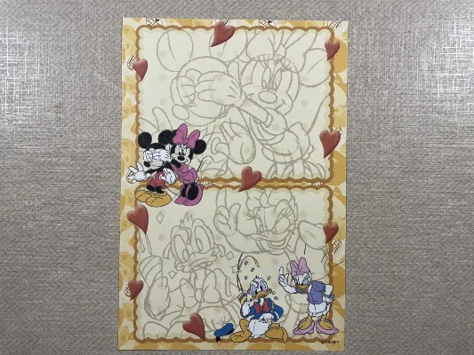 Papel de carta pequeno Disney  - 12