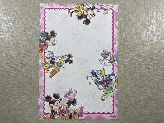 Papel de carta pequeno Disney  - 14