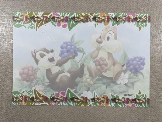 Papel de carta pequeno do Chip & Dale 01