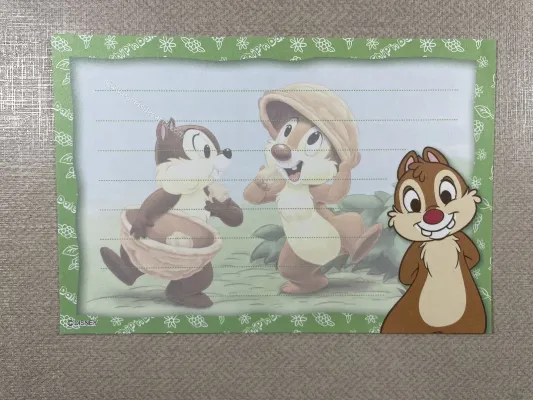 Papel de carta pequeno do Chip & Dale 02