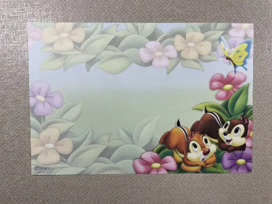 Papel de carta pequeno do Chip & Dale 04