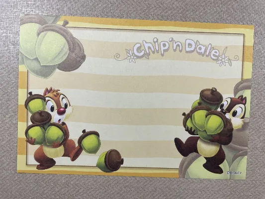 Papel de carta pequeno do Chip & Dale 11