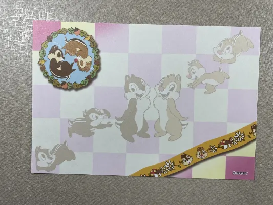 Papel de carta pequeno do Chip & Dale 15