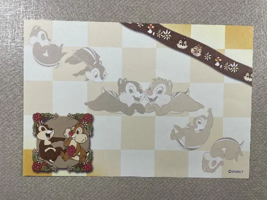 Papel de carta pequeno do Chip & Dale 17