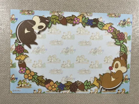 Papel de carta pequeno do Chip & Dale 22