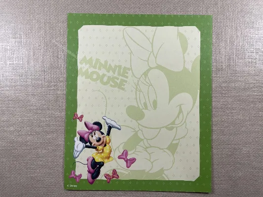 Papel de carta da Minnie - 01