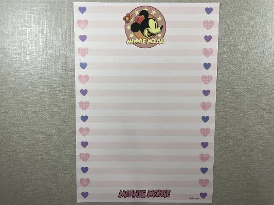 Papel de carta da Minnie - 11