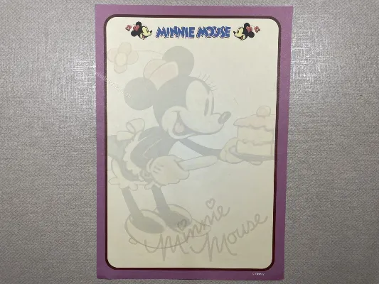 Papel de carta da Minnie - 17