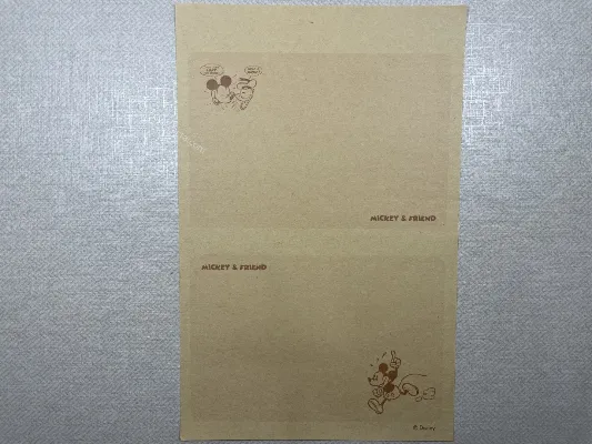 Papel de carta Mickey and Friends - 28