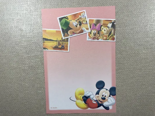 Papel de carta pequeno Disney  - 84